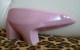 Delcampe - Vintage UE Upsala Ekeby Big Pink BEAR Figurine Designed By Bengt Nilsson Signed - Other & Unclassified