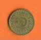 TURKEY 1948-1956 Normally Used Coin 25 Kursus Brass KM 886 - Turkije