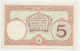 New Caledonia Noumea 5 Francs 1926 XF+ P 36b 36 B - Nouméa (New Caledonia 1873-1985)