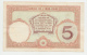 New Caledonia Noumea 5 Francs 1926 AXF  P 36b 36 B - Nouméa (Neukaledonien 1873-1985)