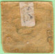 DEN SC #3 MH  1855 Royal Emblems  W/in At LR CNR + HR From Old-style Hinge (shown), CV $75.00 (H) - Ungebraucht