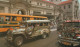 Philippines: JEEP JEEPNEYS - Quiapo Cathedral , AUTOBUS/COACH ( & Red Metermark P=02.00 - Pilipina's Postage) - Trucks, Vans &  Lorries