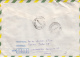 STAMPS ON COVER, NICE FRANKING,DINOOSAURS, CHURCH, YANOMAMI INDIAN, 1992, BRAZIL - Lettres & Documents