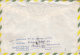 STAMPS ON COVER, NICE FRANKING, FLOWERS, YANOMAMI INDIAN, 1991, BRAZIL - Covers & Documents