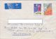 STAMPS ON COVER, NICE FRANKING, EURPA CEPR, PHILIPS, 1991, NETHERLANDS - Covers & Documents