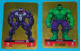 Small Collection Of 10 Marvel Heroes Lamincards- Edibas, 2008 - Marvel