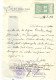 S.VENANZIO DI GALLIERA, CERTIFICATO MEDICO,1938, TIMBRO ISTITUTO NAZIONALE FASCISTA  PREVIDENZA SOCIALE, MARCA SINDACATC - Historical Documents