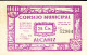 BILLETE LOCAL GUERRA CIVIL 25 CTS CONSEJO MUNICIPAL ALCAÑIZ - Autres & Non Classés