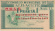 BILLETE LOCAL GUERRA CIVIL 1 PTS  CONSEJO MUNICIPAL ALBACETE S/C - Autres & Non Classés