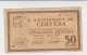 BILLETE LOCAL GUERRA CIVIL  50 CTS AYUNTAMIENTO DE CERVERA - Autres & Non Classés