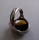 TRES RARE BAGUE SUR ARGENT/ AMBRE 1/2 NOIRE/ AMBRE 1/2 TRANSLUCIDE/ Référence 4564 - Rings