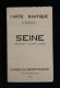 Canoë Kayak CARTE NAUTIQUE SEINE Mussy Conflans Canoë-Club De France 1930 - Carte Nautiche