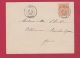 Lot 272  // Enveloppe De Héry   //  Pour Villeneuve L Archevêque  //    4 Mars 1902 - 1877-1920: Période Semi Moderne