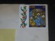 LETTRE IRLANDE IRELAND EIRE AVEC YT 884 - NOEL CHRISTMAS VITRAIL NATIVITE - - Covers & Documents