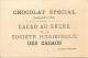 Chromo - Ref 566- Chromo Societe Hygienique Des Cacaos - Enfant Et Chat - Chats - Fond Dore - Chromo Bon Etat - - Autres & Non Classés