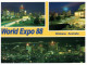 (PH 222) Australia - Brisbane World Expo 88 Postcard (night View) - Brisbane