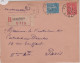 1932 - SEINE - ENVELOPPE RECOMMANDÉE D' ASNIERES - 1903-60 Semeuse Lignée