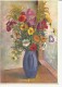 =AK CH 1947 Kunst Blumen - Storia Postale