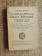 LIVRE - VOCABULAIRE MILITAIRE FRANCO ALLEMAND - CDT RUPIED - ED. LAVAUZELLE - 1940 - 270 PAGES - Other & Unclassified