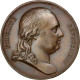 France, Medal, Louis XVIII, History, Andrieu, TTB+, Bronze - Autres & Non Classés