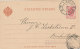 Russia 1905 Commercial Official Formular Postcard 3 Kop, St. Petersburg Tsentralnaya Otd To Brakrstad Finnland (l139) - Lettres & Documents