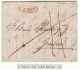 Österreich Austria Italy Triest Trieste 1834 Entire Letter Faltbrief ´V. TRIEST´ To Genova (j17) - ...-1850 Prefilatelia