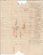 Austria Österreich Triest Trieste 1829 Faltbrief Entire Letter Abrechnung To Genova (j70) - ...-1850 Prefilatelia