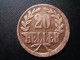 DOA  1916 EMERGENCY TABORA COINS 20 HELLER COPPER TYPE B - B . - Afrique Orientale Allemande