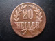 DOA  1916 EMERGENCY TABORA COINS 20 HELLER COPPER TYPE B - B . - Deutsch-Ostafrika