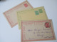 Belgien Ganzsachen 3 Stück Gebraucht / Ungebraucht! - Cartes Postales 1909-1934