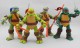 Teenage Mutant Ninja Turtles - Leonardo Michelangelo Donatello Raphael - Plastic Action Figure 4pcs Set - Teenage Mutant Ninja Turtles