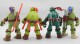 Teenage Mutant Ninja Turtles - Leonardo Michelangelo Donatello Raphael - Plastic Action Figure 4pcs Set - Las Tortugas Ninjas