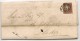 UK - 1846 1p Very Bluish Paper Lettered CE -  ENTIRE COVER  - LEEDS  Canceled At Back TOWN BLUE NAME + ROYALTY CANCEL - Cartas & Documentos