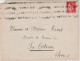 1936 - ENVELOPPE De GRENOBLE GARE Avec MECA  "CIGARETTES GITANES" - VIGNETTE ENSEIGNEMENT AU DOS - Briefe U. Dokumente