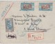 SENEGAL - 1926 - ENVELOPPE RECOMMANDEE De DIOURBEL Pour ST ETIENNE - Lettres & Documents