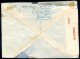 PALESTINE TO USA Censored Cover 1941 (w/a Little Cut On The Top) - Palestine