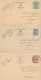 596/22 - 9 Entiers Cartes Postales De NIVELLES 1887 / 1946 , Tous écrits Et Signés - Autres & Non Classés