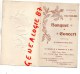 75011 -75 - PARIS - RARE MENU -SNCF-CHEMINS  FER- LECOMTE-DUQUENOY- REPUBLIQUE -1907-31E REGIMENT INFANTERIE CHOMEL - Menus