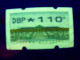 1996  N° 2 DBP * 110 *   FLUORESCENTE DOS N° 0255  ROULETTES DISTRIBUTEUR  OBLITÉRÉ - Rollenmarken