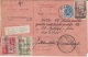 BELGIUM CARTE-RECIPISSE 02/09/1935 COB 285 &amp; 388 + 2 TIMBRES FISCAUX DEERLIJK - Documentos