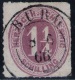 Burg 1866 Auf 2 Marken 1 1/4 Sh. Rotlila Schleswig Holstein Nr. 14 - Kabinett - Schleswig-Holstein