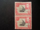 KUT  1938-1954 Definitive 25 Cents Black & Carmine-red  VERTICAL PAIR  MNH. - Kenya, Uganda & Tanganyika