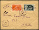 REUNION - N° 130 + 144 / LR DE ST. DENIS LE 26/10/1938, OBL. GRIFFE " FOIRE EXPOSITION ", POUR STE. CLOTILDE - SUP & RAR - Briefe U. Dokumente