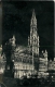 BRUXELLES. L'HOTEL DE VILLE BY NIGHT. CARTOLINA ANNI '50 - Bruxelles La Nuit