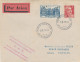 668/22 - Lettre PAR AVION TP Marianne Gandon PARIS Aviation 1948 - PREMIER VOL S.A.S. PARIS - OSLO - 1927-1959 Lettres & Documents