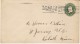#U400 1-cent Entire Green Die 1 Postal Stationery Cover Duluth Minnesota 1900s Cover - 1901-20