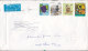 New Zealand Airmail Par Avion Label AUCKLAND 1987 Cover BALLERUP Denmark Bird Vogel Oiseau Grapes Return To Sender !! - Airmail