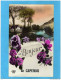 CAPENDU -un Bonjour De-carte Fleurie -années 20 - Capendu