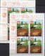 WWF Hafnia 1987 Kopenhagen Korea 2877 4-KB A+C O 6€ Weißstorch Meereswelt Bloque M/s Bird Bloc Philatelic Sheet Bf Corea - Storks & Long-legged Wading Birds