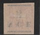 NOUVELLE CALEDONIE  - YVERT N°6a * - SURCHARGE RENVERSEE - Unused Stamps